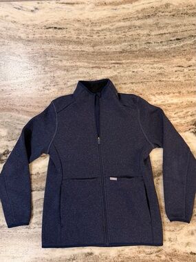 Figs - On-Shift Sweater Knit Jacket (Navy)